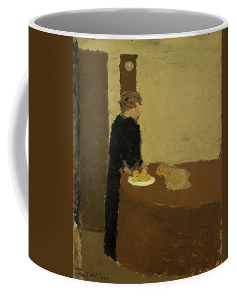 Edouard Vuillard Coffee Mug featuring the painting Woman In Black by Edouard Vuillard