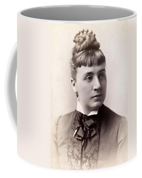 1880 Coffee Mug featuring the photograph WOMENS HAIRSTYLE, 1880s by Granger