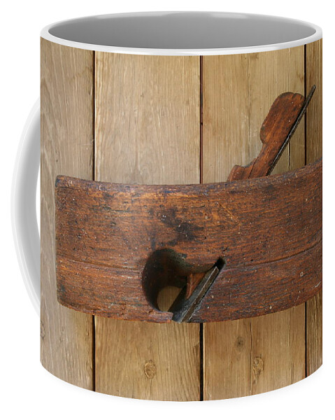 Tool Coffee Mug featuring the photograph Wood Plane 3 by Marna Edwards Flavell