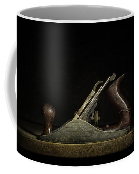 Plane Coffee Mug featuring the photograph Wood Plane by Nigel R Bell