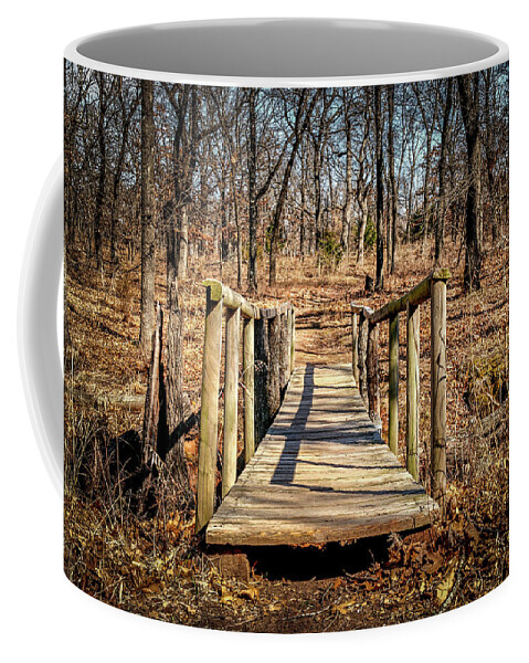 Day Coffee Mug featuring the photograph Wooden bridge by Doug Long