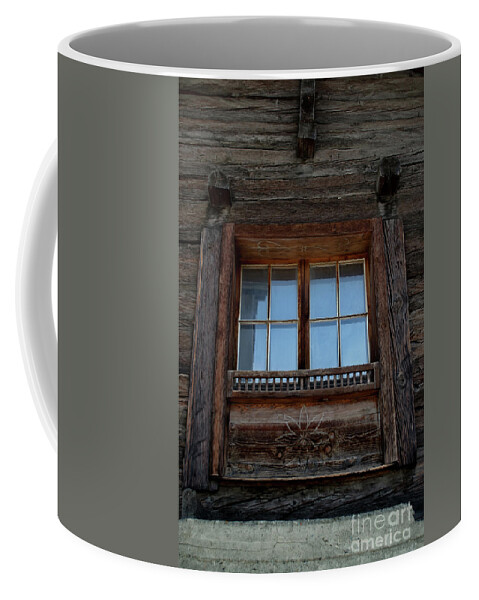 Michelle Meenawong Coffee Mug featuring the photograph Wooden Window Frame by Michelle Meenawong