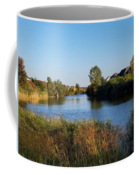 Pond Coffee Mug featuring the photograph Woodland Pond by Vic Ritchey