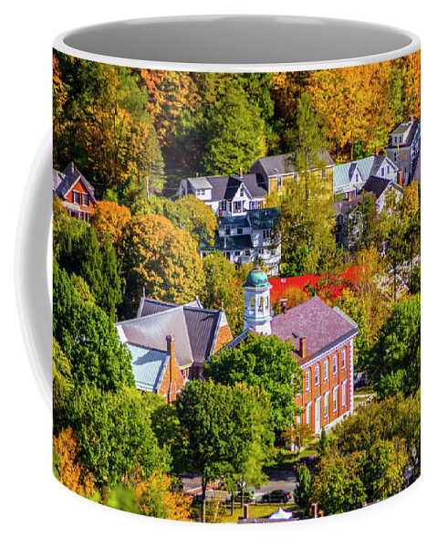 Fall Foliage Coffee Mug featuring the photograph Woodstock Vermont by Scenic Vermont Photography