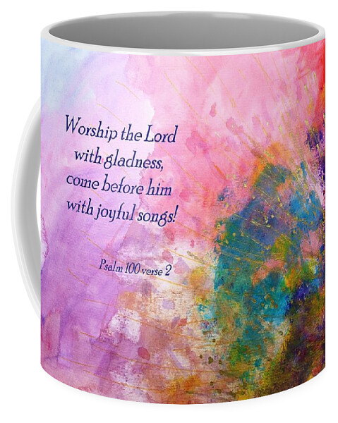 Worship Coffee Mug featuring the painting Worship the Lord by Nigel Radcliffe