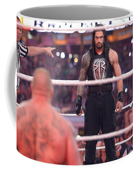 Wrestling Coffee Mug featuring the photograph Wrestling by Jackie Russo