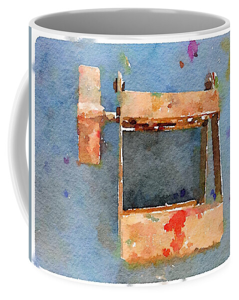 Waterlogue Coffee Mug featuring the digital art Wringer by Shannon Grissom