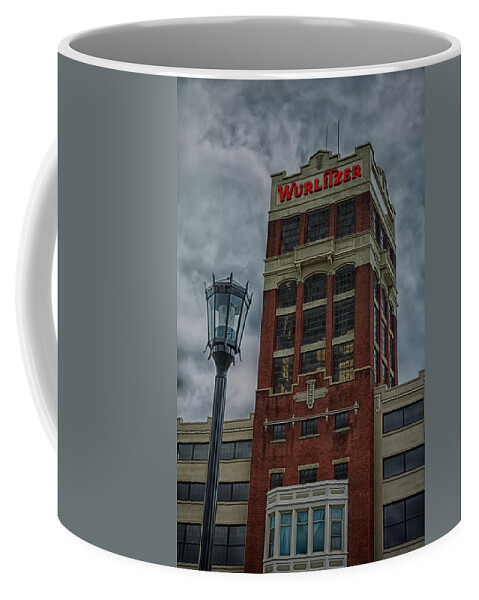 Buildings Coffee Mug featuring the photograph Wurlitzer 7454 by Guy Whiteley
