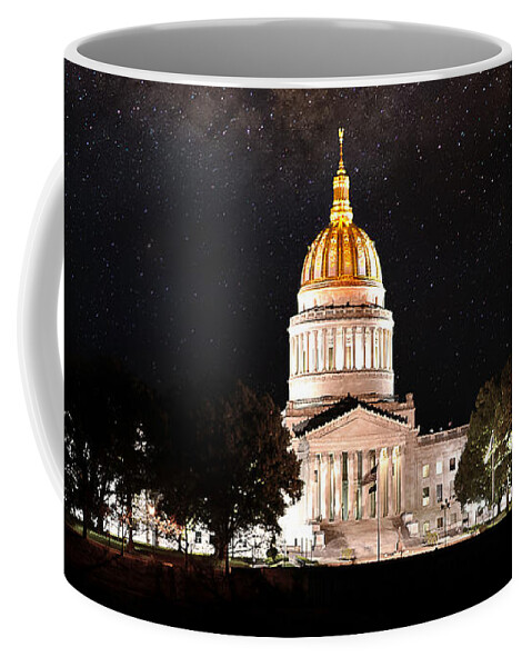 State Capitol Coffee Mug featuring the photograph West Virginia State Capitol by Lisa Lambert-Shank