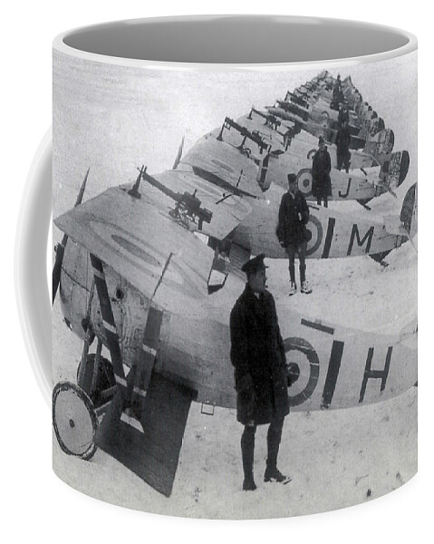 Aviation Coffee Mug featuring the photograph Wwi, No. 1 Raf Squadron, 1917 by Science Source