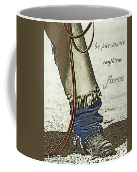 Cowboy Coffee Mug featuring the photograph Wyoming Fierce by Amanda Smith