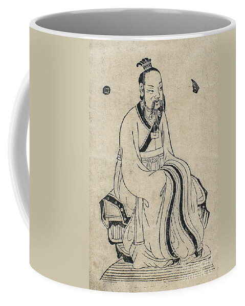 Science Coffee Mug featuring the photograph Yellow Emperor, Legendary Chinese by Wellcome Images