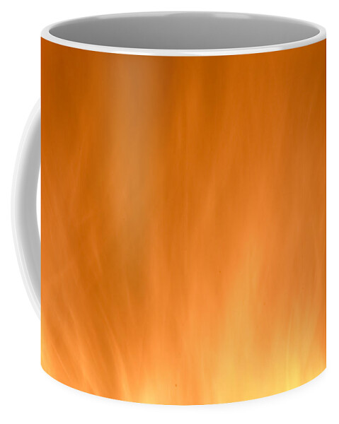 Fire Background Coffee Mug featuring the photograph Yellow Fire background by Michalakis Ppalis