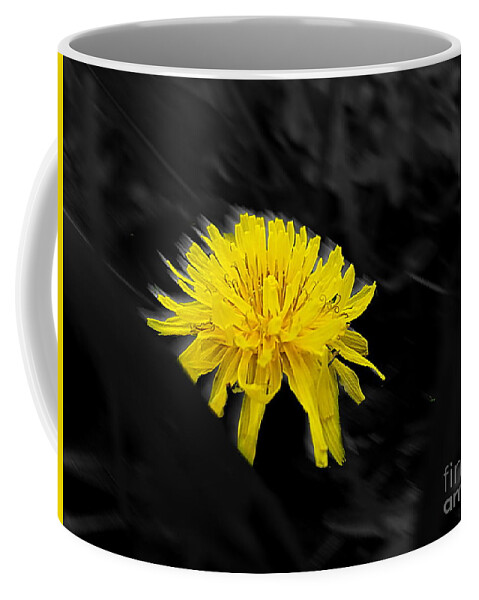 Yellow Flower Coffee Mug featuring the photograph Yellow Motion by Maria Aduke Alabi