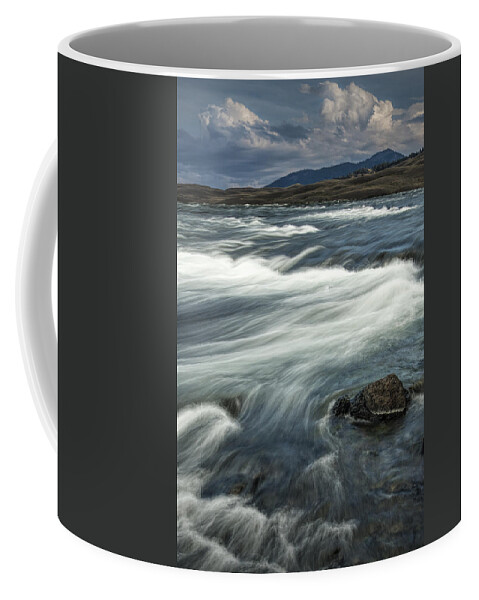 River Coffee Mug featuring the photograph Yellowstone River by Randall Nyhof