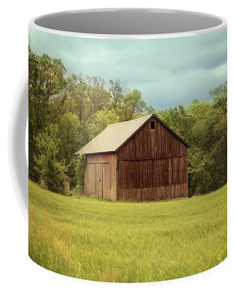 Barn Coffee Mug featuring the photograph Yesterday's Barn by Kim Hojnacki
