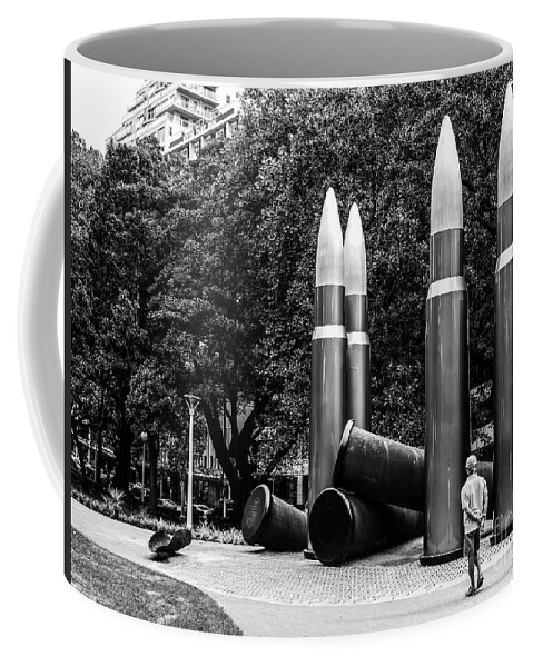 Sydney In Black And White Series By Lexa Harpell Coffee Mug featuring the photograph Yininmadyemi Tribute by Lexa Harpell
