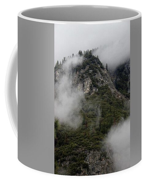 Yosemite Coffee Mug featuring the photograph Yosemite Clouds by Phyllis Spoor