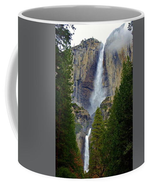 Yosemite Falls Coffee Mug featuring the photograph Yosemite Falls D by Phyllis Spoor