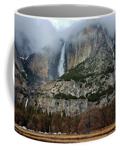 Yosemite Falls Coffee Mug featuring the photograph Yosemite Falls Samsung A by Phyllis Spoor