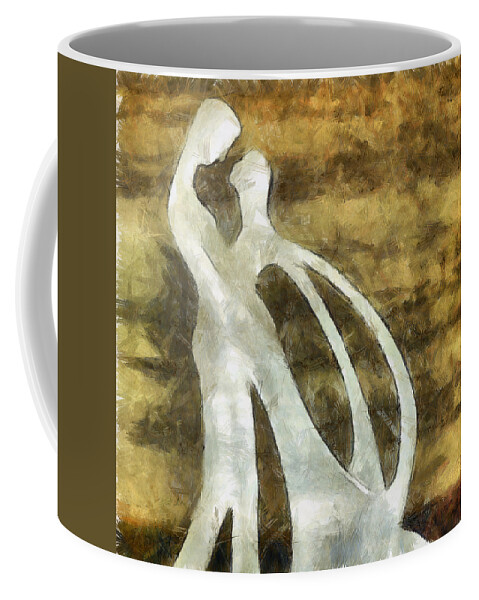 Love Coffee Mug featuring the digital art You And I 1 by Angelina Tamez