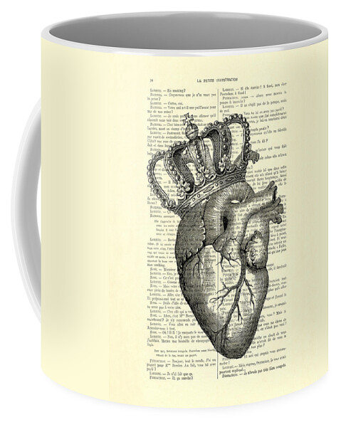 Queen Coffee Mug featuring the digital art You Are The Queen Of My Heart by Madame Memento