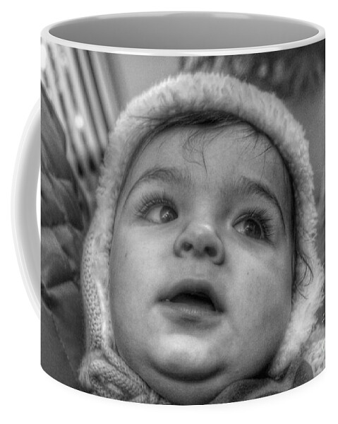 Baby Coffee Mug featuring the photograph Youth in a Fleece Lined Cap by Christopher Lotito