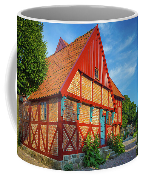 Europa Coffee Mug featuring the photograph Ystad Old House by Inge Johnsson