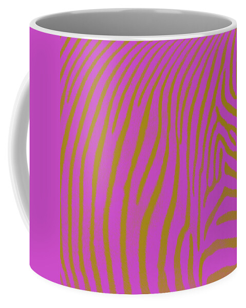 Zebra Coffee Mug featuring the digital art Zebra Shmebra by Michelle Calkins