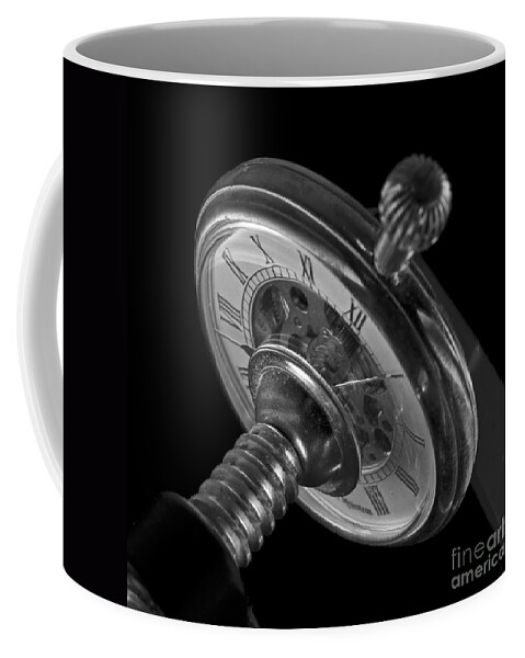 Clock Coffee Mug featuring the photograph Zeitdruck Time Pressure by Rolf Bertram
