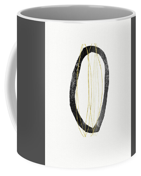 Modern Coffee Mug featuring the mixed media Zen Modern Art 6- Art by Linda Woods by Linda Woods