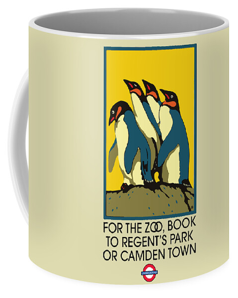 Animal Coffee Mug featuring the painting Zoo Underground by Gary Grayson