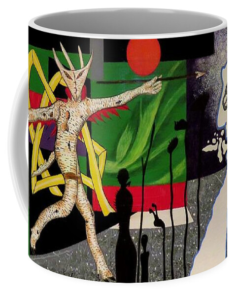 Leo Smith Coffee Mug featuring the painting Keeping Secrets by Leo Smith