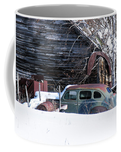 Classic Car Coffee Mug featuring the photograph 028 - Suicide Doors by David Ralph Johnson