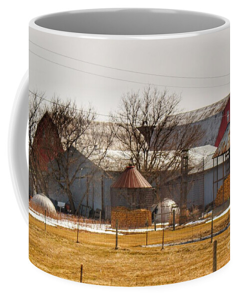 Barn Coffee Mug featuring the photograph 0662 - Hidden Red by Sheryl L Sutter
