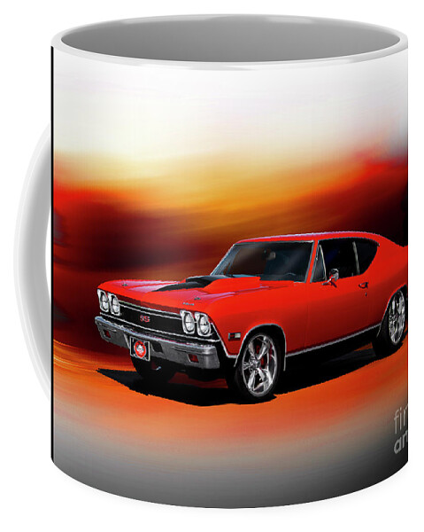 1968 Chevelle Ss454 Coffee Mug featuring the photograph 1968 Chevelle SS454 by Dave Koontz