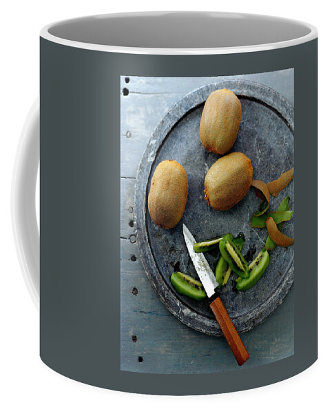 A Plate Of Kiwifuit Coffee Mug