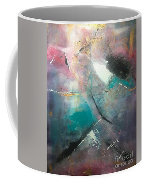 Abstract Painting Art Coffee Mug featuring the painting Abstract II Art Print #1 by Crystal Stagg