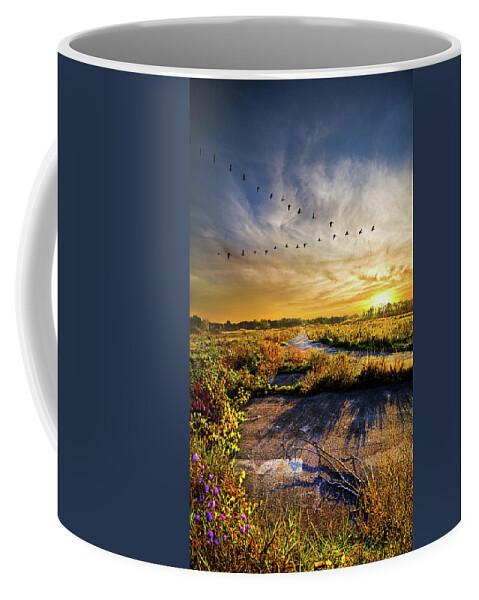 Inspirational Coffee Mug featuring the photograph An Old Road #1 by Phil Koch