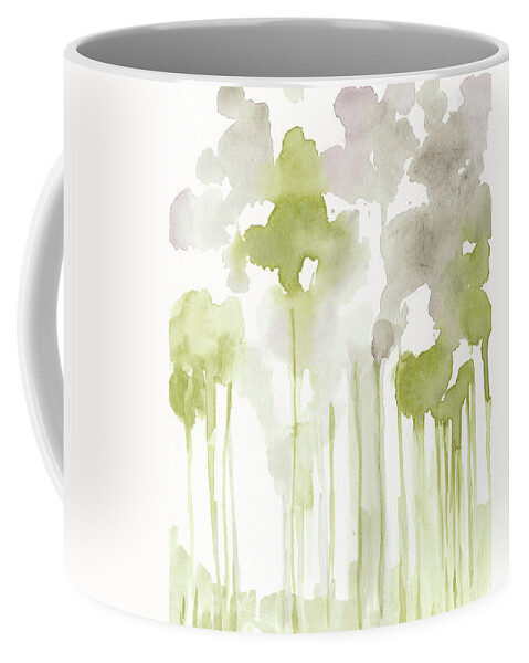 Landscapes Coffee Mug featuring the painting Aquarelle Forest II #1 by Jennifer Goldberger