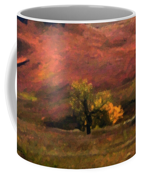 Landscapes Coffee Mug featuring the painting Autumn #1 by Gerlinde Keating