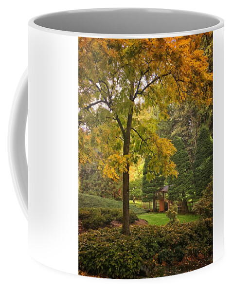 Autumn Coffee Mug featuring the photograph Autumn in the Park #3 by Jerry Abbott
