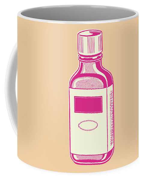 Bottle of Medicine with Blank Label #1 Coffee Mug by CSA Images - Fine Art  America