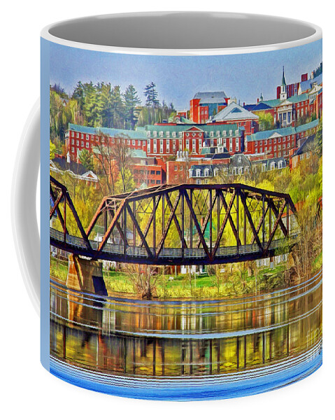 Campus Coffee Mug featuring the photograph Campus In Spring by Carol Randall