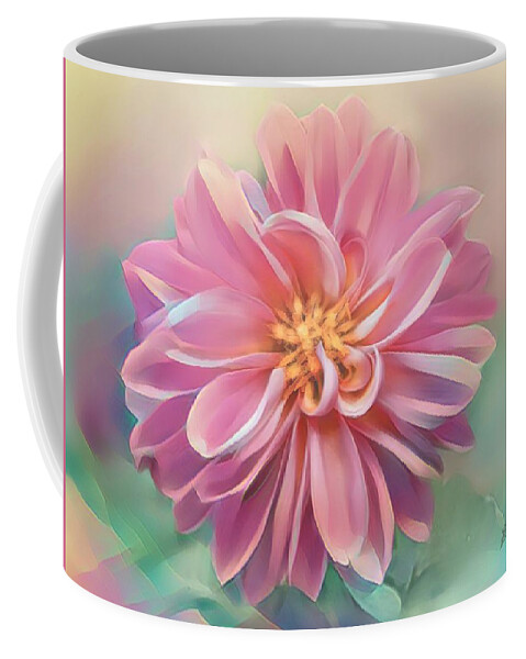 Chrysanthemum Coffee Mug featuring the digital art Chrysanthemum #1 by Bonnie Willis