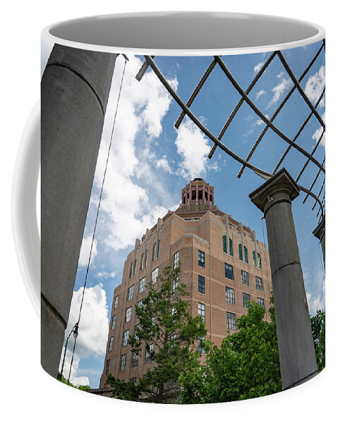 Asheville Coffee Mug featuring the photograph City Hall View #1 by Joye Ardyn Durham