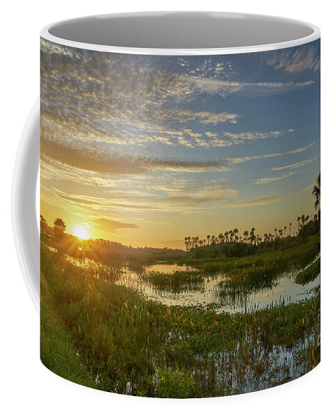 Usa Coffee Mug featuring the photograph Classic Florida Sunrise #1 by Brian Kamprath
