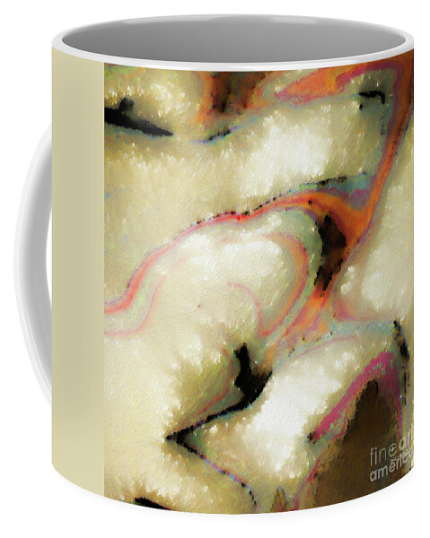 Red Coffee Mug featuring the painting 1 Corinthians 13 2. Nothing Matters Without Love by Mark Lawrence