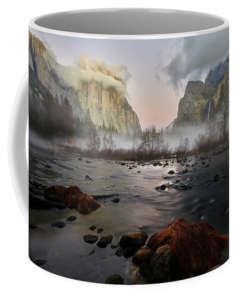 Forest Coffee Mug featuring the photograph Dusk in Yosemite #1 by Jon Glaser