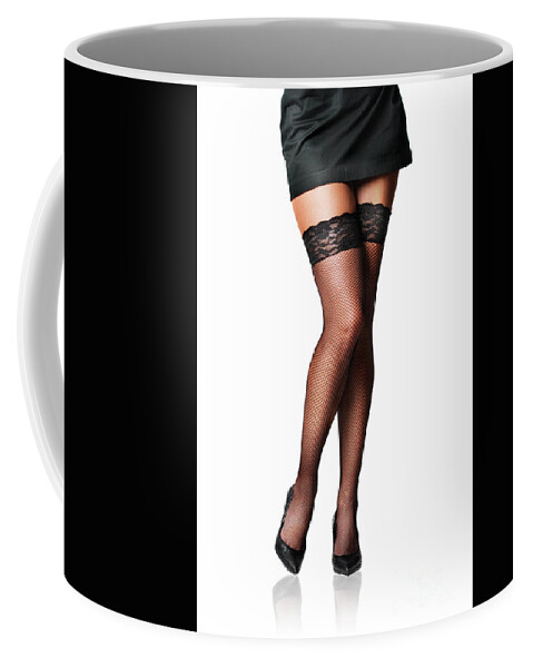 Legs Coffee Mug featuring the photograph Female Legs #1 by Jelena Jovanovic